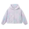Jachetă cu glugă Tie Dye „Multi-color”