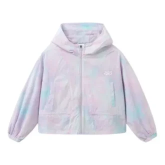 Jachetă cu glugă Tie Dye „Multi-color”