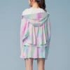 Jachetă cu mâneci batwing colorate „Multi-Color”