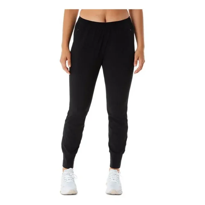 Pantaloni de antrenament din țesătură elastică „Black”