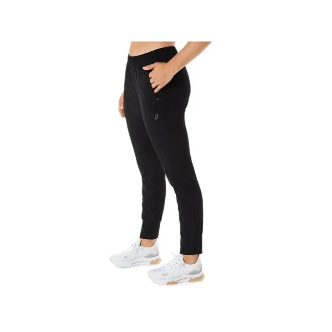 Pantaloni de antrenament din țesătură elastică „Black”