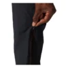 Pantaloni țesuți argintii „Negru”
