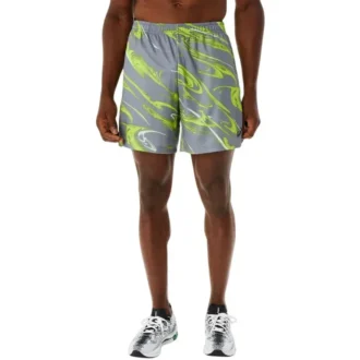 Pantaloni scurți 7IN cu imprimeu Suminigashi „Grey Green”