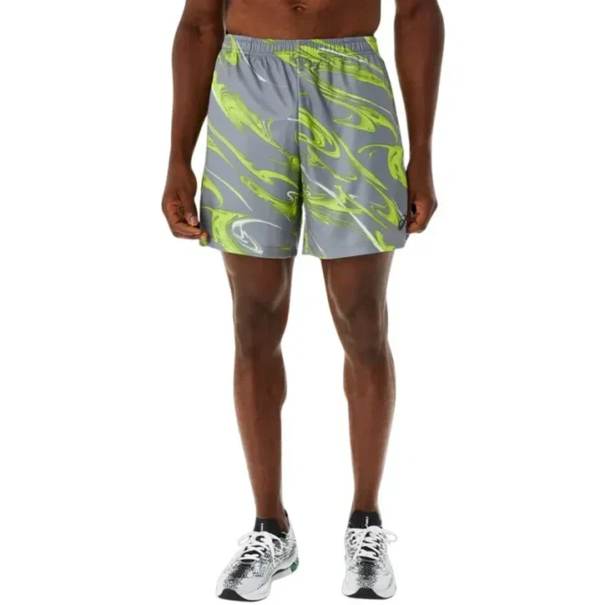 Pantaloni scurți 7IN cu imprimeu Suminigashi „Grey Green”
