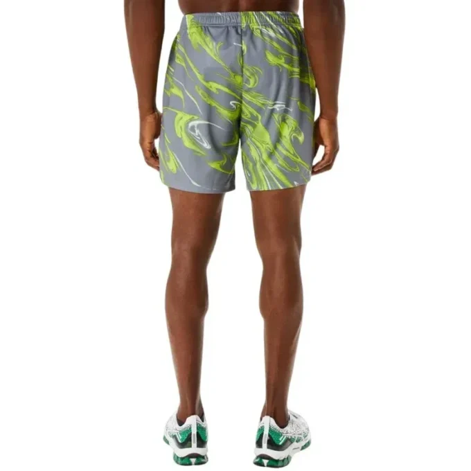 Pantaloni scurți 7IN cu imprimeu Suminigashi „Grey Green”