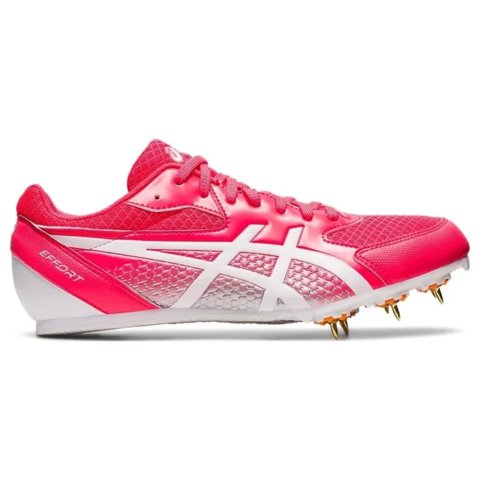 Pantofi cu crampoane pentru atletism Effort 13 „Bright Pink White”