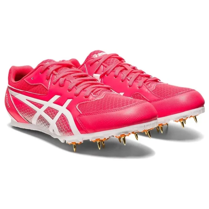 Pantofi cu crampoane pentru atletism Effort 13 „Bright Pink White”