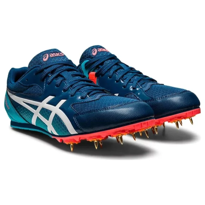 Pantofi cu crampoane pentru atletism Effort 13 „Navy Aqua Blue Black”