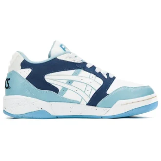Pantofi de baschet GEL-Fuse Kigo „Alb Albastru Bleumarin”