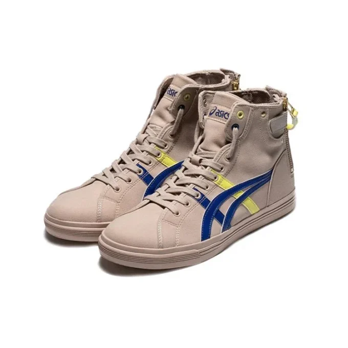 Pantofi de baschet înalți Double Clutch din fleece maro deschis/albastru