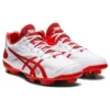 Pantofi de baseball cu crampoane Star Shine III „Alb Roșu”