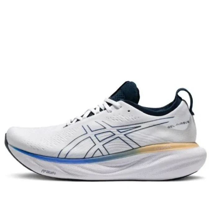 Pantofi Gel-Nimbus 25 „White Illusion Blue”