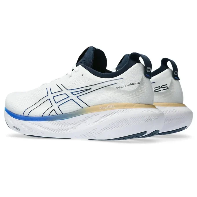 Pantofi Gel-Nimbus 25 „White Illusion Blue”