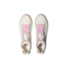 Pantofi retro casual înalți Double Clutch Milk White „Alb-roz”