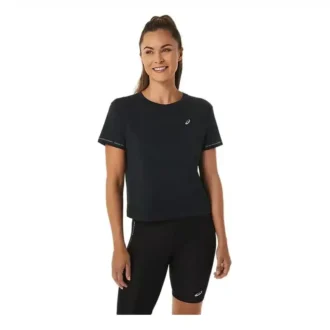 Race Crop Top „Performance Black Charcoal Grey”