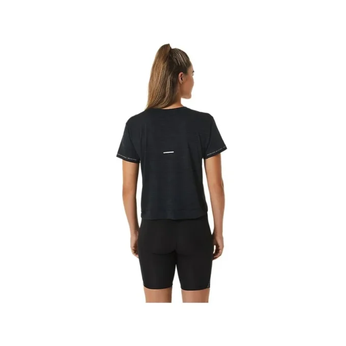 Race Crop Top „Performance Black Charcoal Grey”