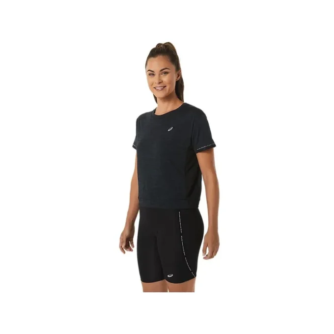 Race Crop Top „Performance Black Charcoal Grey”