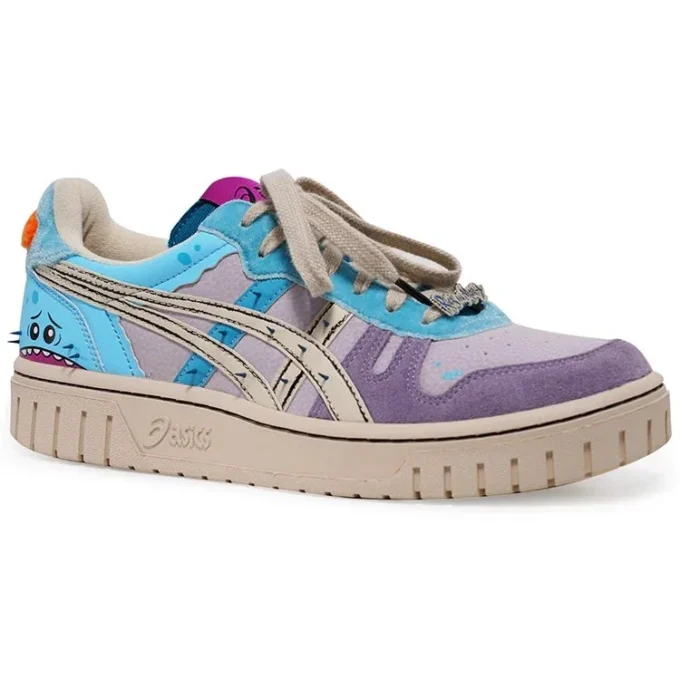 Rick and Morty x Asics Court-MZ Adidași unisex Albastru/Violet