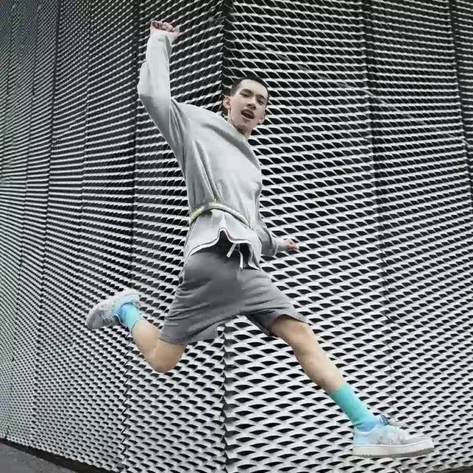 Rick and Morty x Asics Court-MZ Adidași unisex Albastru/Violet