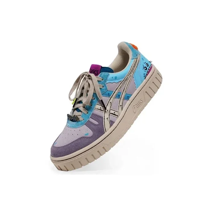 Rick and Morty x Asics Court-MZ Adidași unisex Albastru/Violet