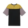 Top cu mânecă scurtă Novalis Bixance „Medallion Yellow Obsidian Black”