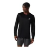 Top cu mâneci lungi argintie „Performance Black”