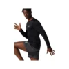 Top cu mâneci lungi argintie „Performance Black”