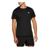 Top cu mâneci scurte argintiu „Performance Black”