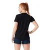 Top cu mâneci scurte argintiu „Performance Black”