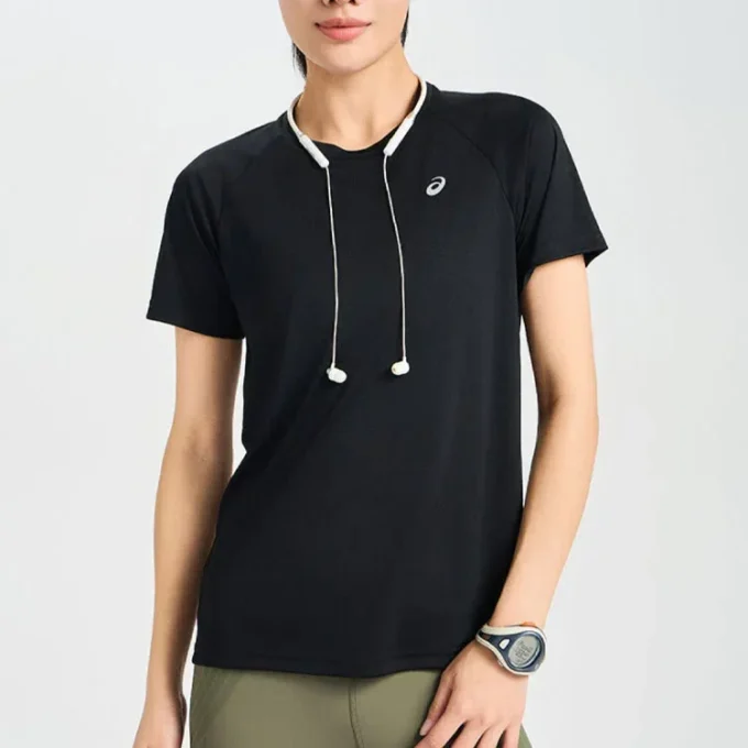 Top cu mâneci scurte Inner Muscle „Performance Black”