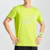 Top de alergare cu mâneci scurte „Lime Zest”