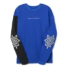 Topuri cu mâneci lungi Novalis Bixance „Blue Obsidian Black”