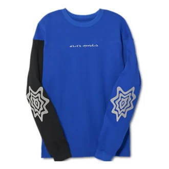 Topuri cu mâneci lungi Novalis Bixance „Blue Obsidian Black”