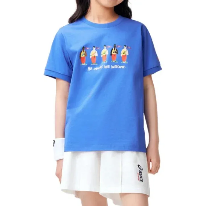 Tricou casual cu imprimeu „Blue”