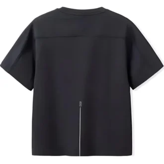 Tricou cu buzunar cu logo „Black”