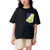 Tricou cu buzunar cu logo „Black”