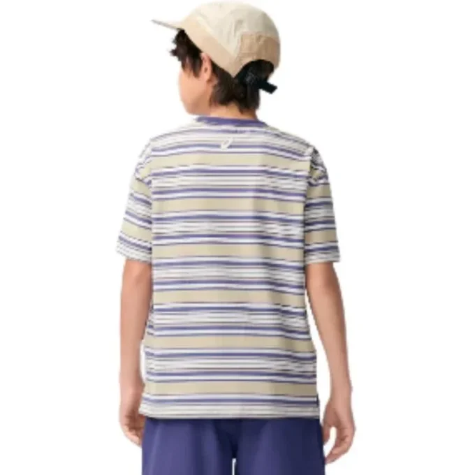 Tricou cu dungi „Beige Blue”