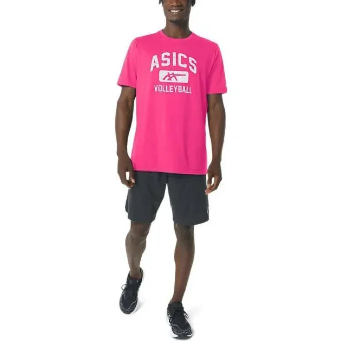 Tricou cu imprimeu de volei „Hot Pink”