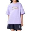 Tricou cu imprimeu logo „Purple”