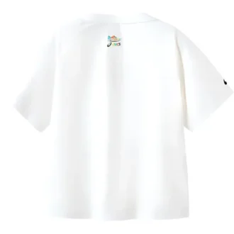 Tricou cu imprimeu logo „White Blue”