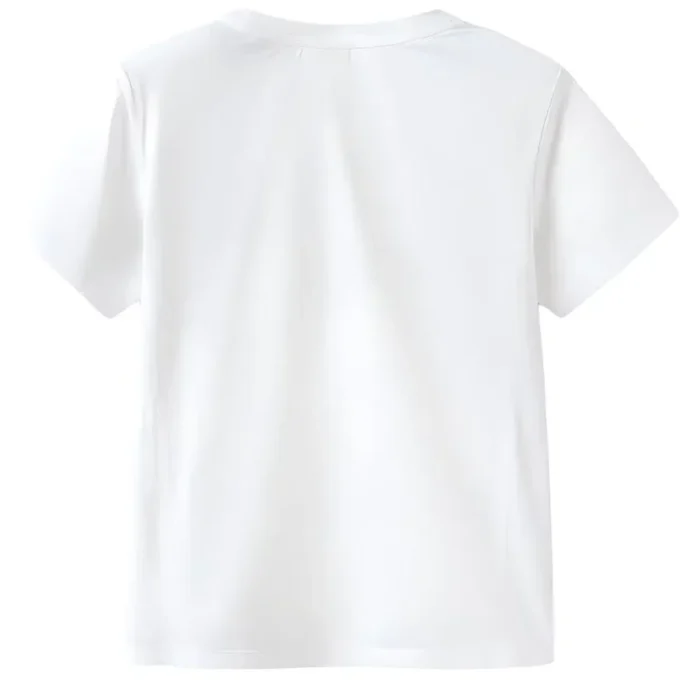 Tricou cu logo „Alb”