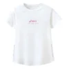 Tricou cu logo „Alb Roz Gri”