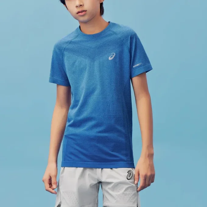 Tricou cu logo „Albastru”
