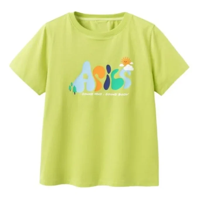 Tricou cu logo colorat „Green”