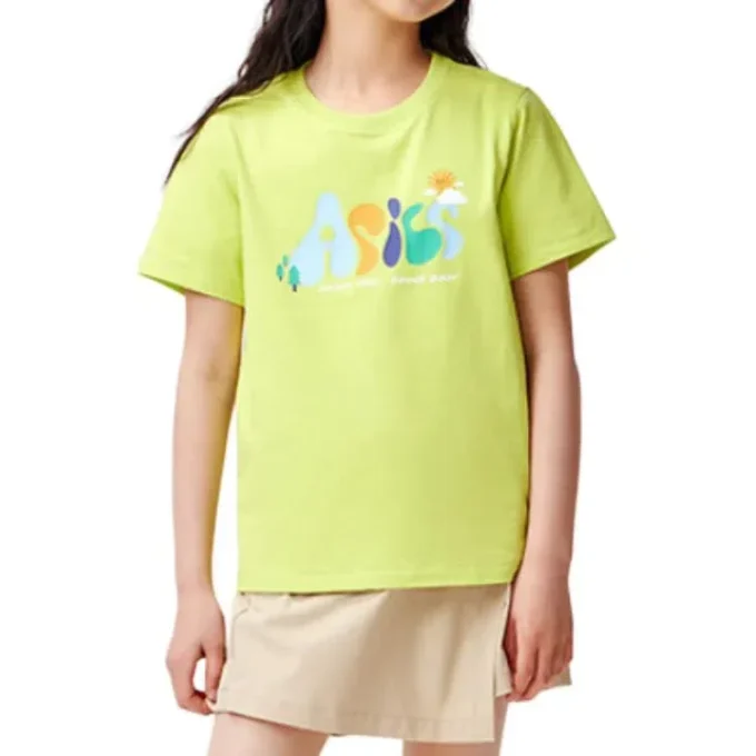 Tricou cu logo colorat „Green”