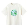 Tricou cu logo cu tematică Earth „Alb”