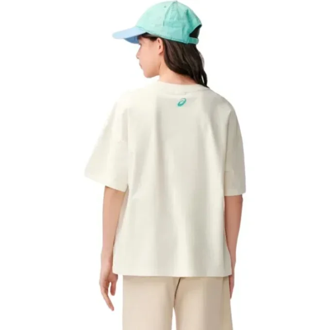 Tricou cu logo cu tematică Earth „Alb”