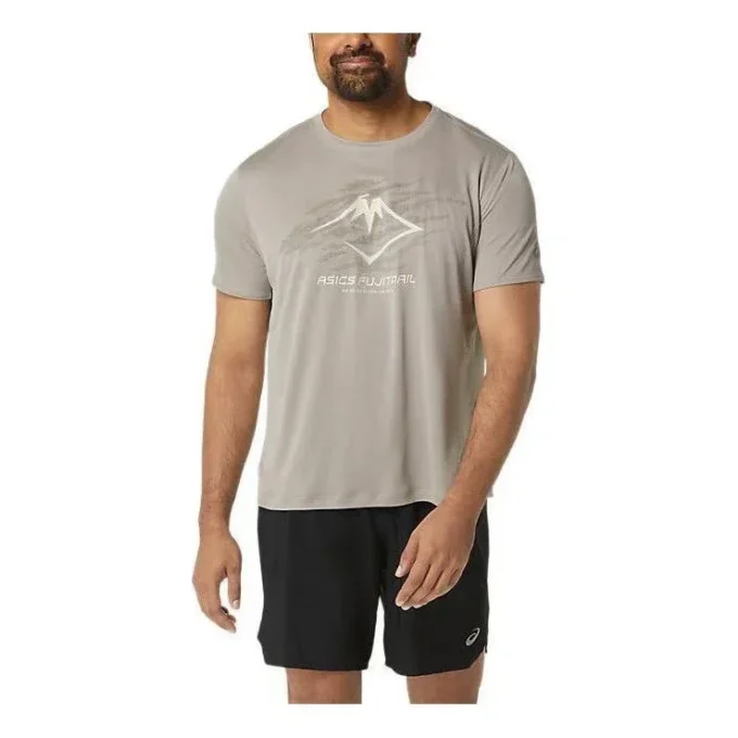 Tricou cu logo Fujitrail „Grey”