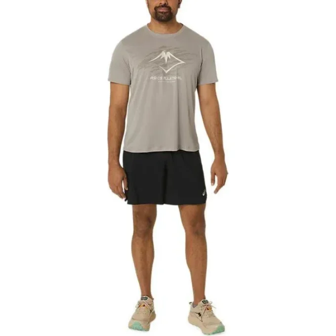 Tricou cu logo Fujitrail „Grey”