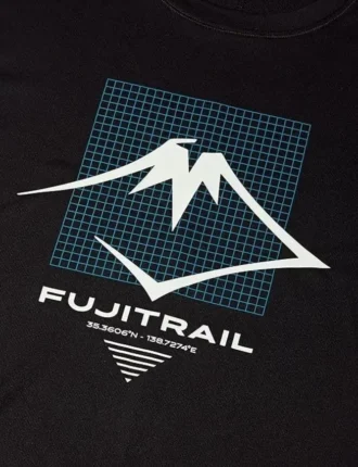 Tricou cu logo Fujitrail „Negru”